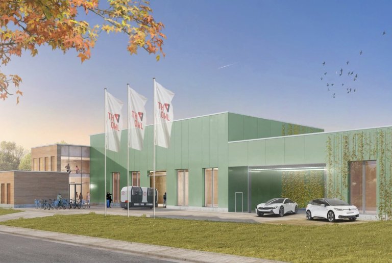 Neubau eines Forschungsgebäudes Mobilitätszentrum UrbanLand Lemgo